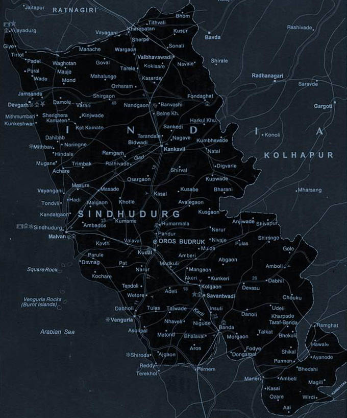 Sindhudurg Map